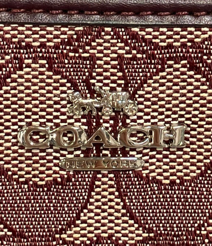美品 COACH ポーチ シグネチャー レディース コーチ
