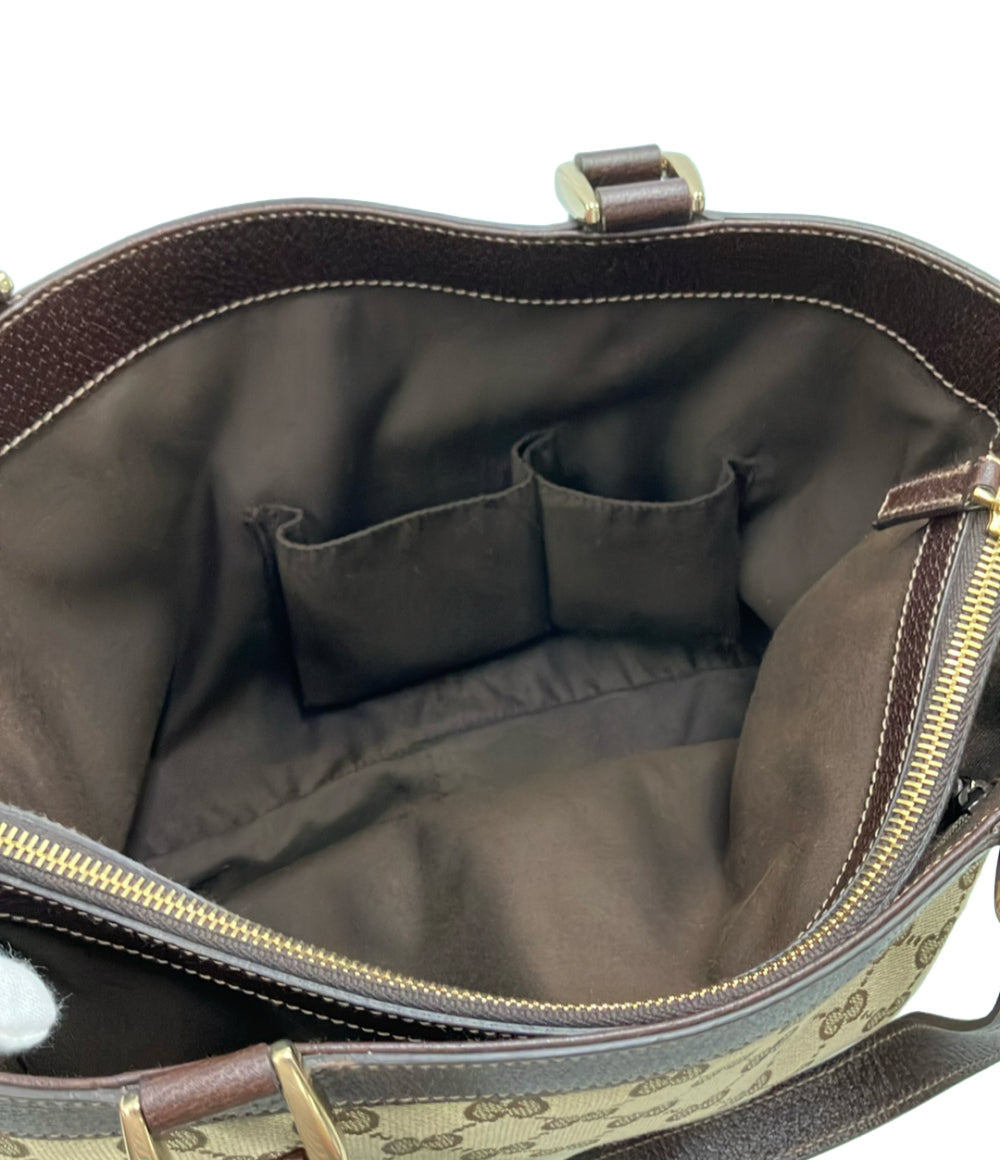 美品 GUCCI トートバッグ GGキャンバス 170004 493492 レディース グッチ