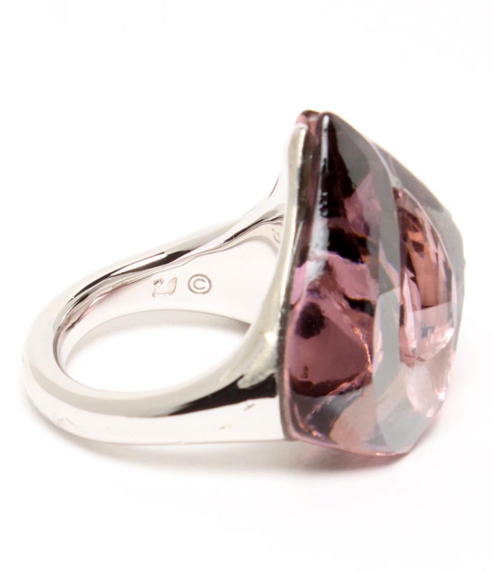 SWAROVSKI リング 指輪 ハートモチーフ レディース SIZE 17号 スワロフスキー