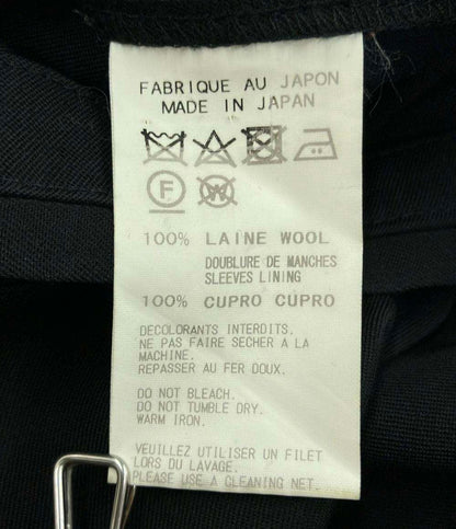 ヨウジヤマモトプールオム テーラードジャケット 胸ジップアップ メンズ SIZE 2 (L) Yohji Yamamoto POUR HOMME