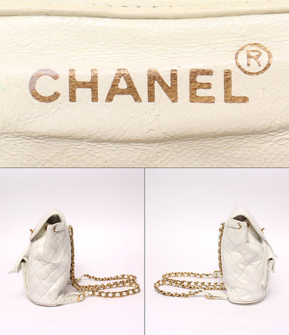 CHANEL リュック 3番台 ゴールド金具 マトラッセ レディース シャネル