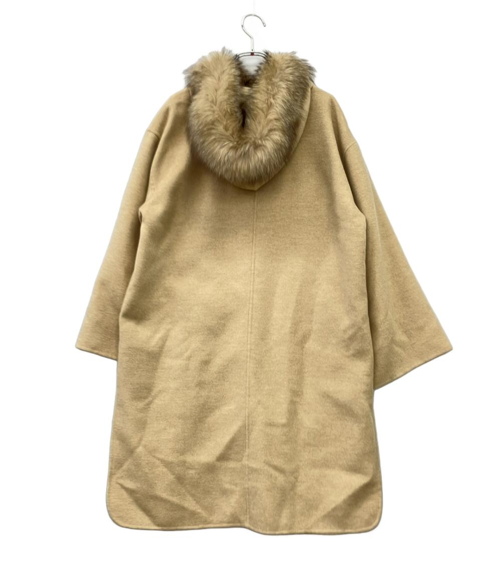 美品 FOXEY カシミアコート フォックスファー付き タグ付き 34707-ACFY10PN レディース フォクシー