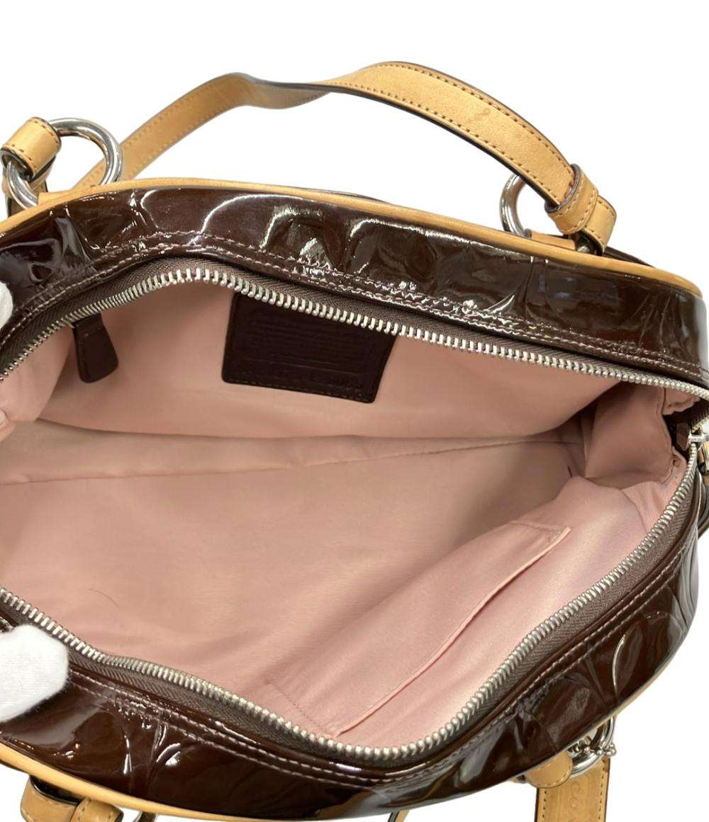 COACH ハンドバッグ エナメル F20065 レディース コーチ
