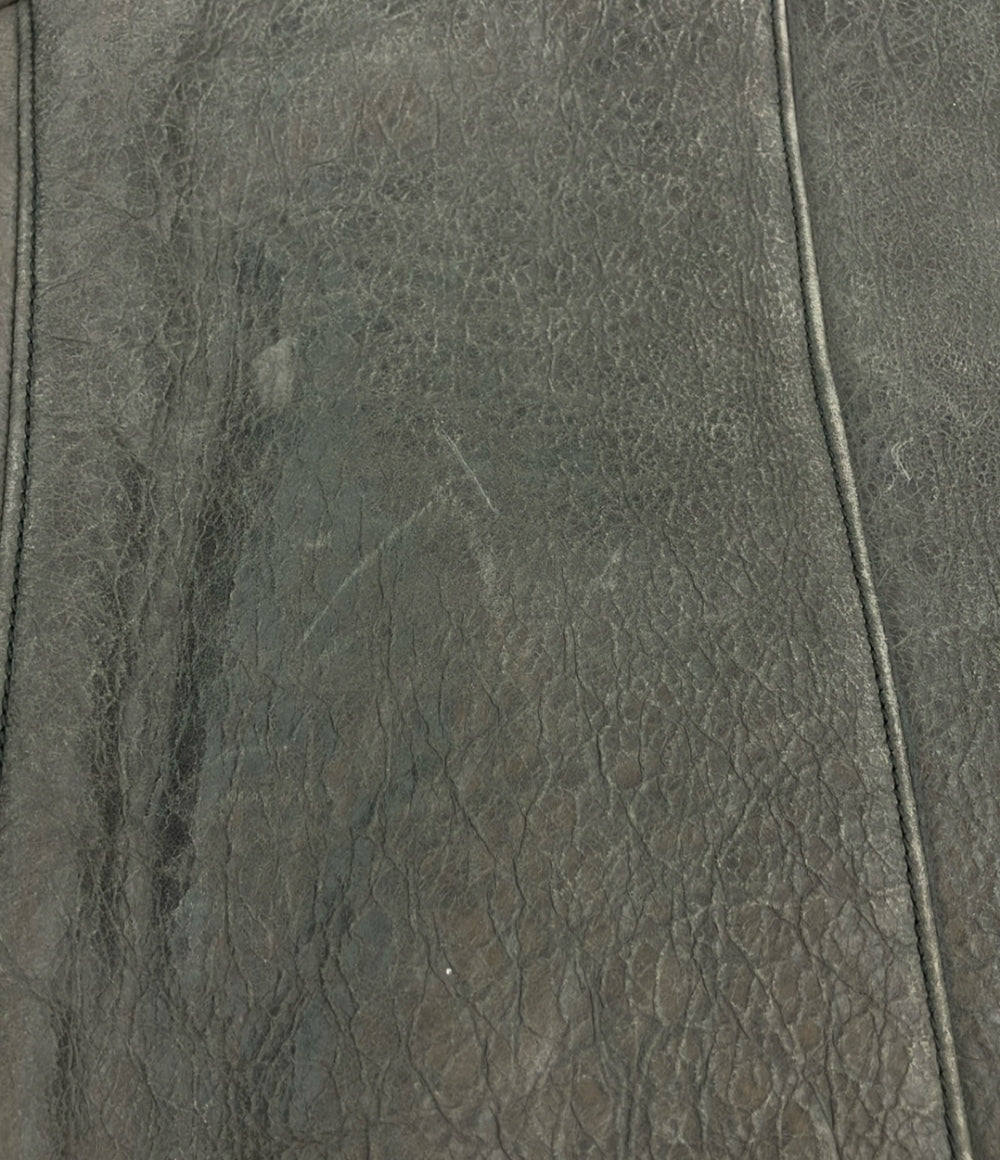 HUGO BOSS レザーボアジャケット メンズ SIZE 46 ヒューゴボス