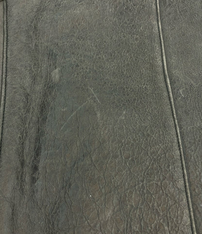 HUGO BOSS レザーボアジャケット メンズ SIZE 46 ヒューゴボス