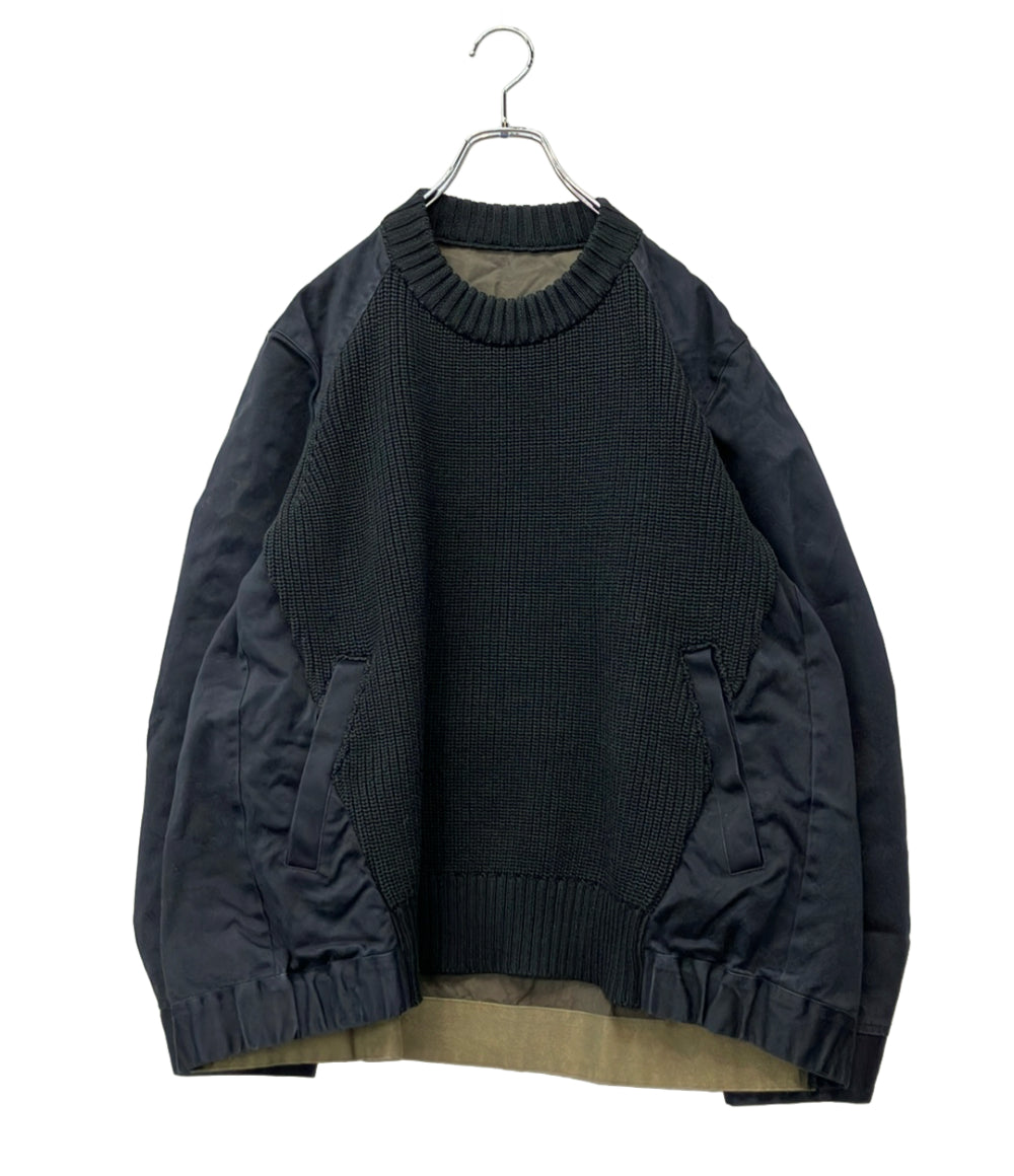 Sacai 長袖ニット 25SS Cotton Chino Mix Pullover 25-03606m メンズ SIZE 1 (S) サカイ