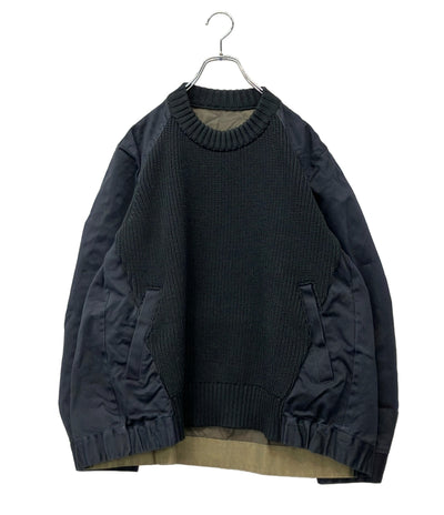 Sacai 長袖ニット 25SS Cotton Chino Mix Pullover 25-03606m メンズ SIZE 1 (S) サカイ