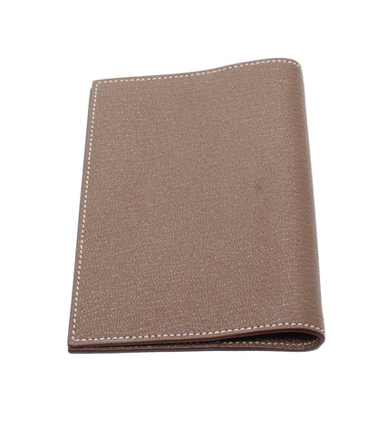 美品 HERMES 手帳カバー  B刻印 シルバー金具 アジェンダGM レディース メンズ エルメス