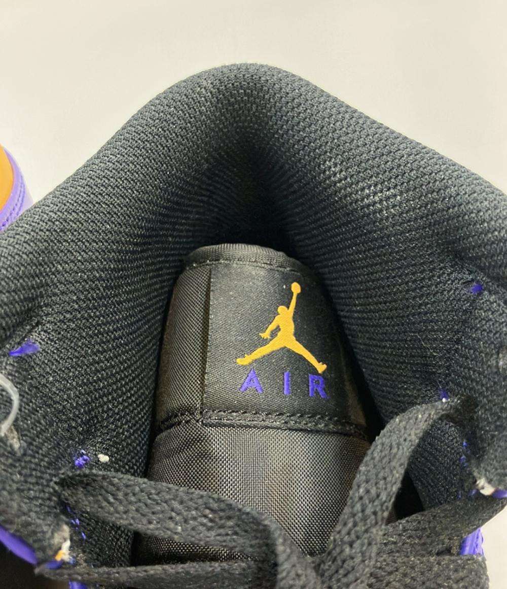 美品 ナイキ ミドルカットスニーカー AIR JORDAN 1 MID DQ8426-517 メンズ SIZE 26.5 (M) NIKE