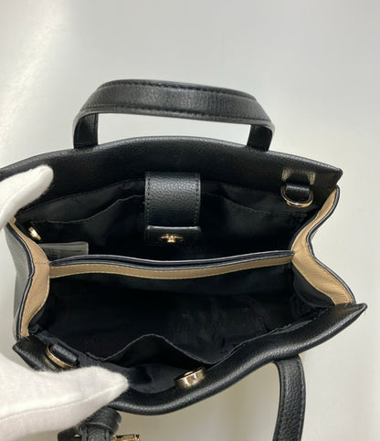 美品 agnes b. ハンドバッグ ショルダーバッグ 2WAY 斜め掛け レザー レディース アニエスベー
