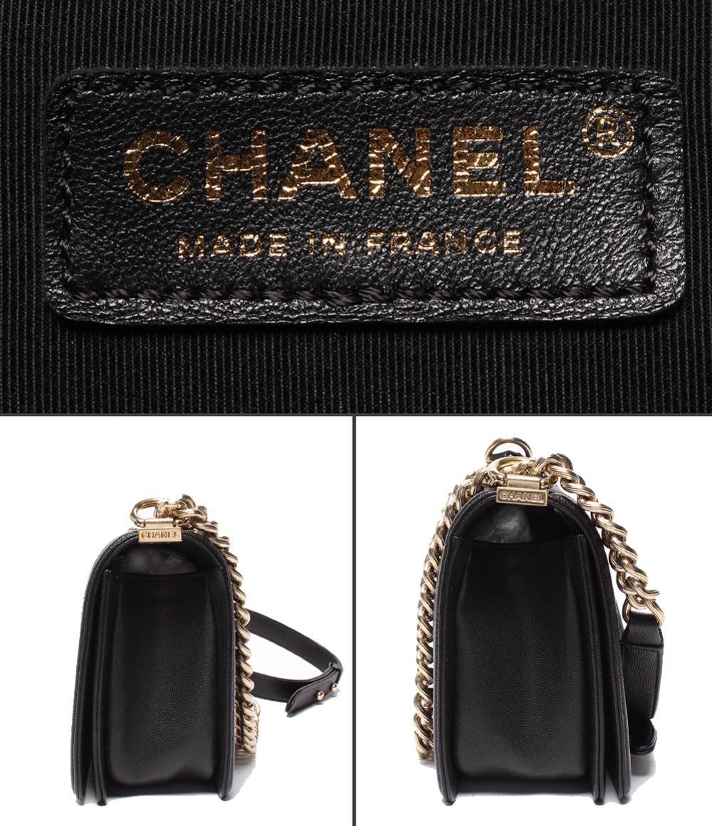 CHANEL チェーンショルダーバッグ ボーイシャネル ゴールド金具