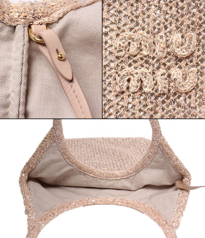 美品 Miu Miu ショルダーバッグ 肩掛け スパンコールメッシュ 5BG231 レディース ミュウ ミュウ