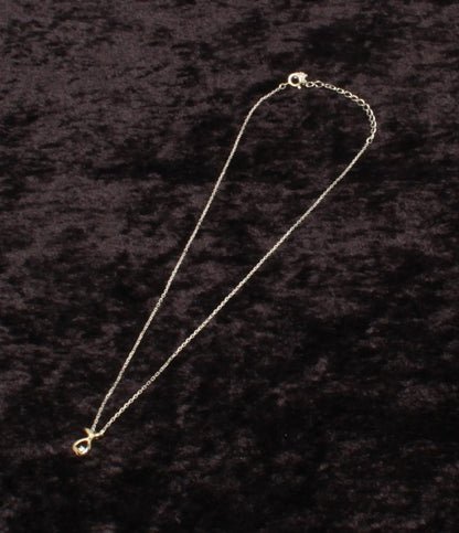 美品 ワコー ネックレス K18 SV925 ホワイトトパーズ レディース WAKO