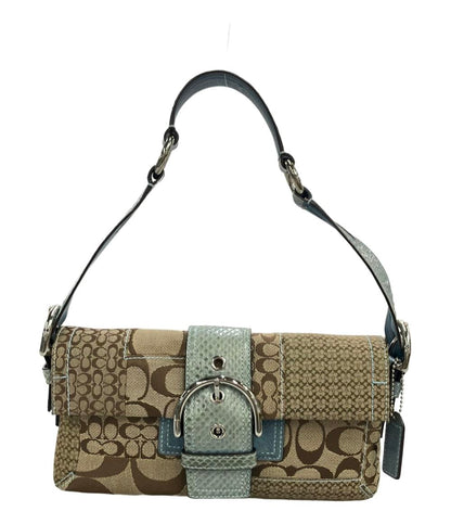 COACH ショルダーバッグ 肩掛け シグネチャーパッチワーク レディース コーチ