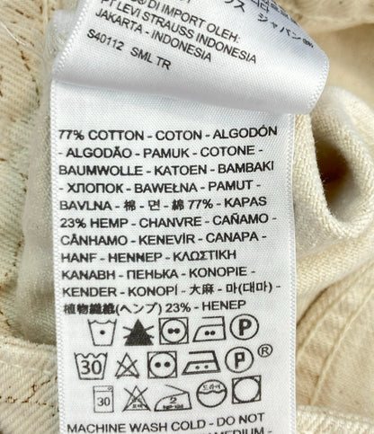 美品 LEVI’S GANNI オフショルダーデニムジャケット PC9-87493-0000 レディース SIZE M リーバイス ガニー