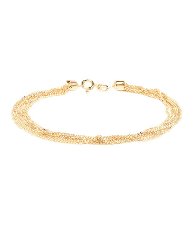 美品 ブレスレット K18 6連 レディース