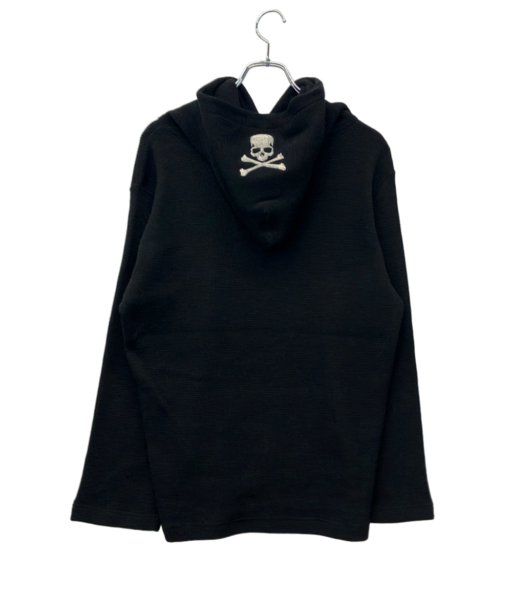 mastermind JAPAN パーカー 長袖 ワッフル フードスカル MD2-TS122 メンズ SIZE S マスターマインドジャパン