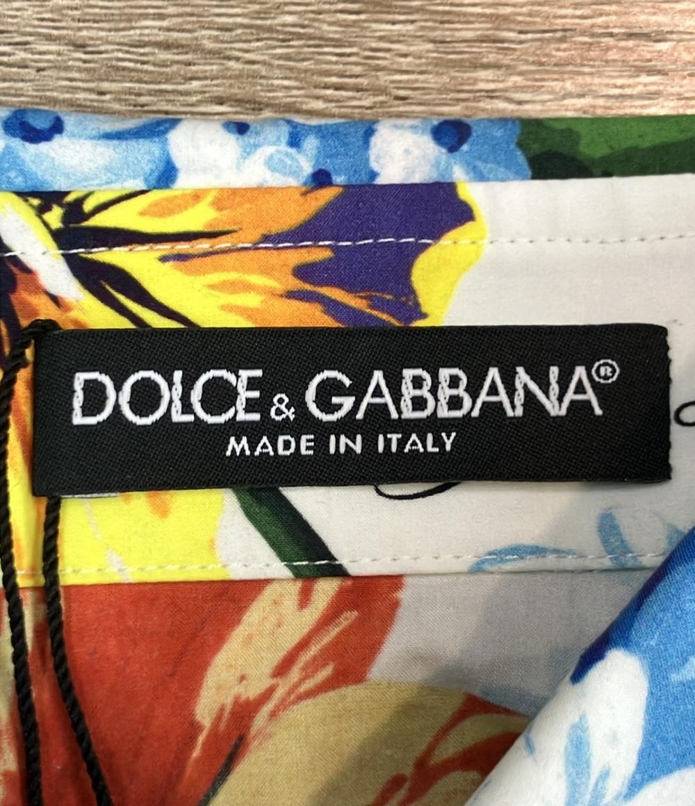 美品 DOLCE&GABBANA 長袖シャツ FloralprintShirt  インポート タグ付き レディース SIZE 38 (S) ドルチェアンドガッバーナ
