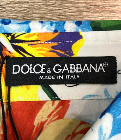 美品 DOLCE&GABBANA 長袖シャツ FloralprintShirt  インポート タグ付き レディース SIZE 38 (S) ドルチェアンドガッバーナ