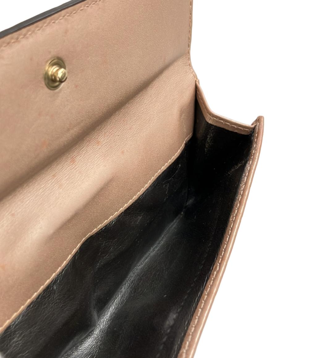 GUCCI ダブルホック 二つ折り長財布 レザー 203550 2067 レディース グッチ