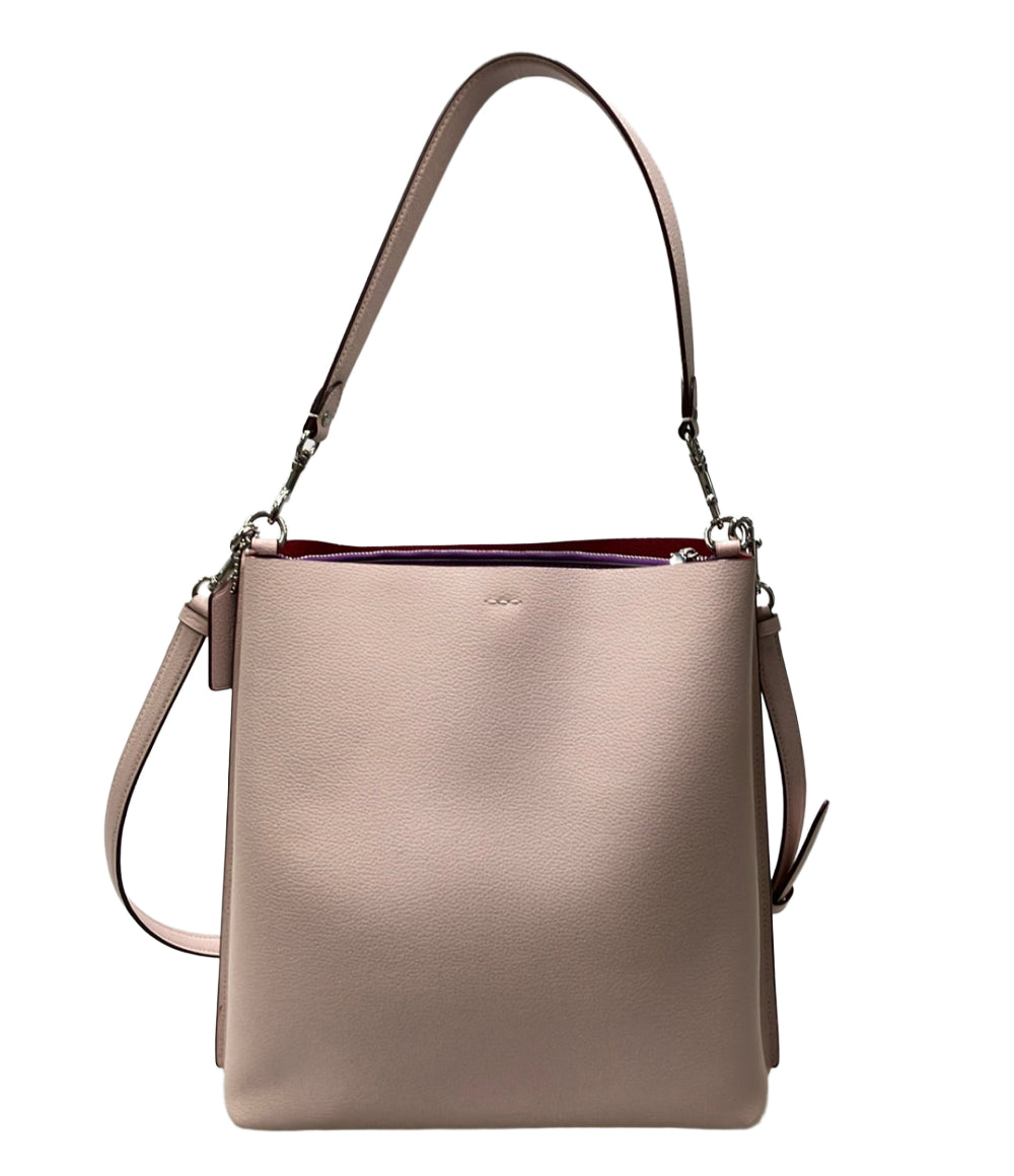 COACH ショルダーバッグ バケットバッグ 2WAY 肩掛け 斜め掛け レザー CA214 レディース コーチ