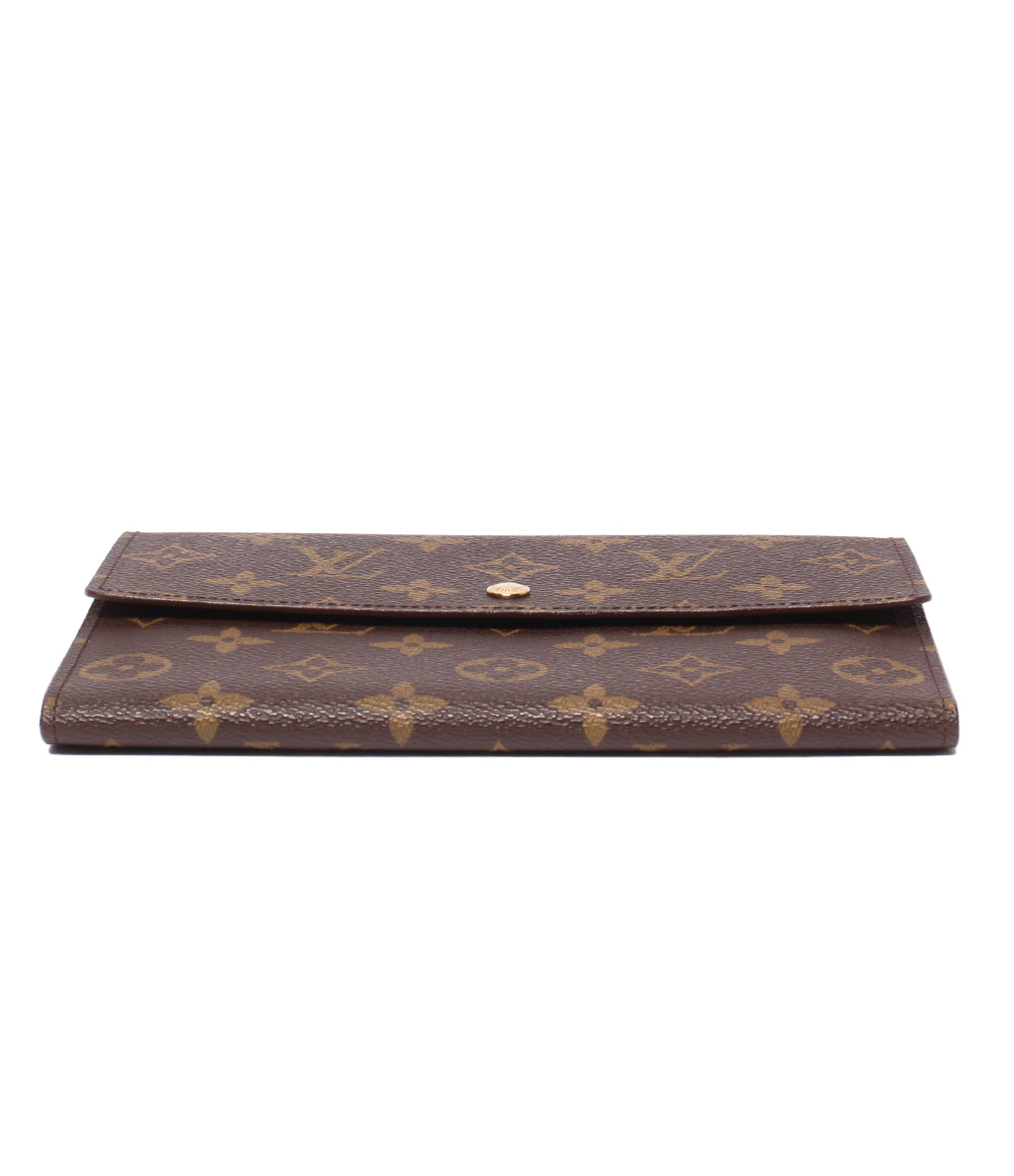 LOUIS VUITTON 長財布 三つ折り パスポートケース ポシェット パスポール モノグラム M60135 レディース メンズ ルイ・ヴィトン