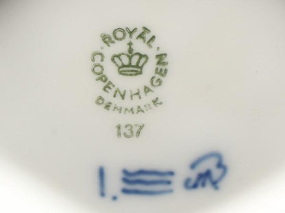 Royal Copenhagen ティーポット ブルーフルーテッド フルレース 顔付 ロイヤルコペンハーゲン