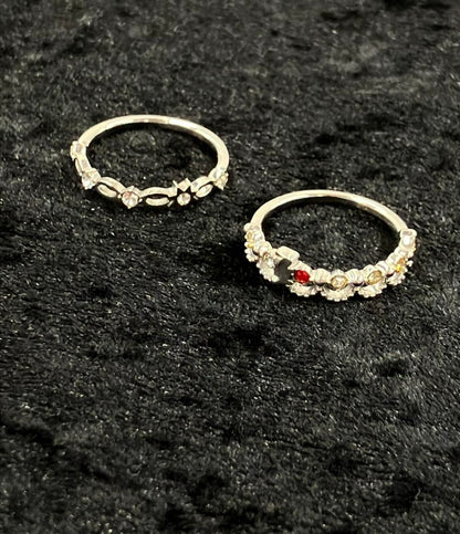 リング 指輪 ツキウタ ２点セット レディース SIZE 11号 Super Groupies