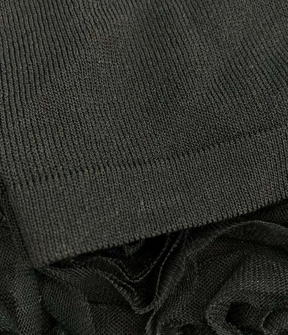 ランバン コレクション 半袖 ローズニット レディース SIZE 40 LANVIN COLLECTION