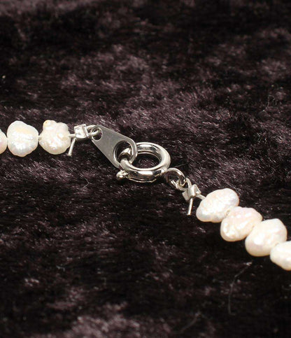 ロングネックレス 淡水パール レディース