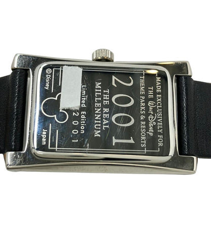 ディズニー ③-124  602 Disney腕時計 2001 THE  REAL  MILLENNIUM クオーツ ブルー レディース