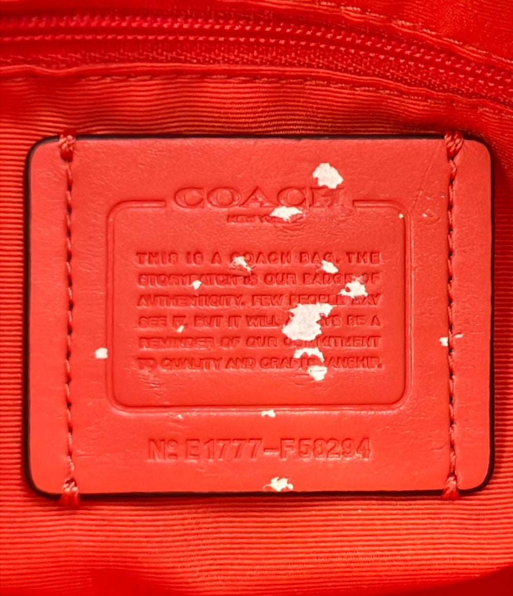 美品 COACH トートバッグ ショルダーバッグ 肩掛け シグネチャー F58294 レディース コーチ