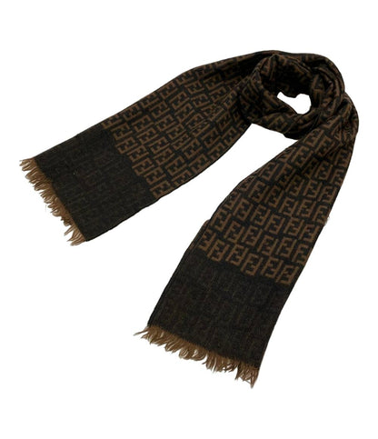 フェンディ マフラー ウール 100% ズッカ柄 レディース FENDI