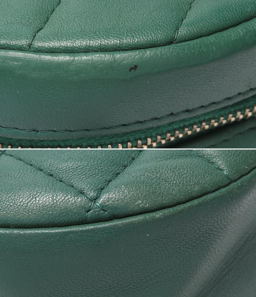 CHANEL チェーンショルダーバッグ ラウンド マトラッセ ゴールド金具 28番台 チェーンアラウンド レディース シャネル