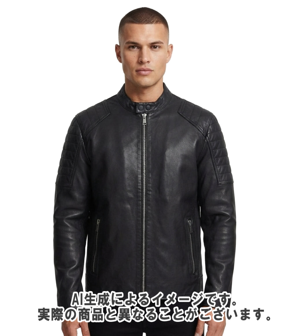 BOSS レザージャケット メンズ SIZE 52 ボス