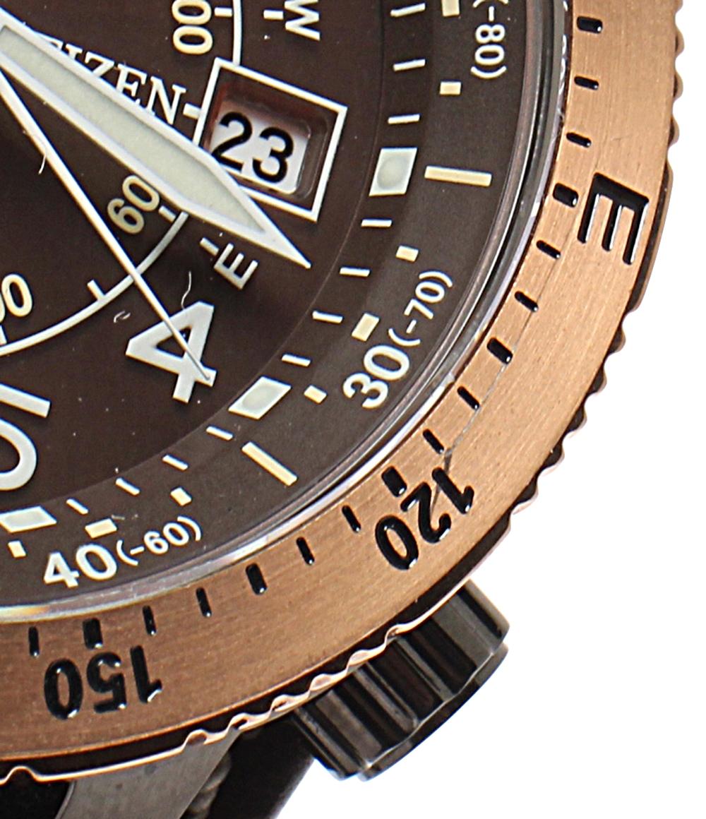 CITIZEN 腕時計 LAND アルティクロン ソーラー ブラウン J280-R013572 メンズ シチズン