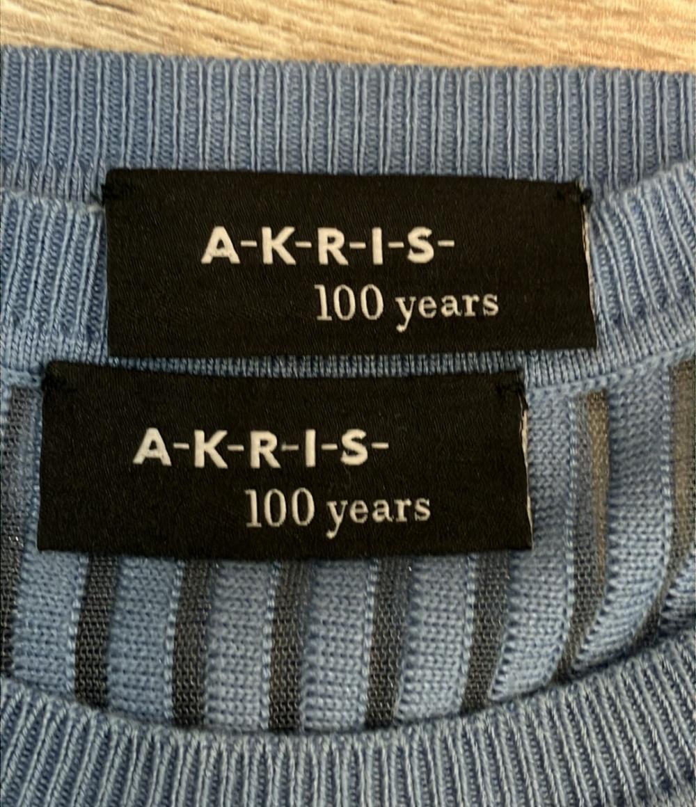 アクリス 長袖ガーディアン シルク混  ニット ノースリーブセット 100 years レディース AKRIS AKRIS 長袖ガーディアン シルク混 ニット ノースリーブセット 100