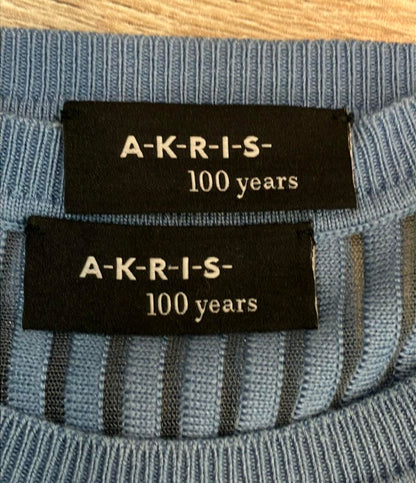 AKRIS 長袖ガーディアン シルク混  ニット ノースリーブセット 100 years レディース アクリス