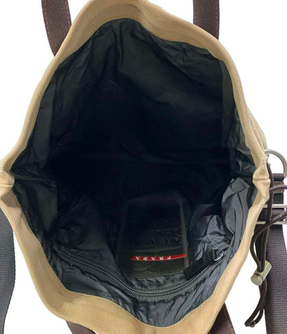 PRADA SPORTS 2WAYハンドバッグ ショルダーバッグ トートバッグ キャンバス レザー 4VA447 プラダスポーツ