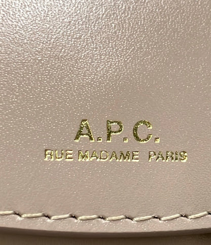 美品 A.P.C. 三つ折り財布 レザー レディース アーペーセー