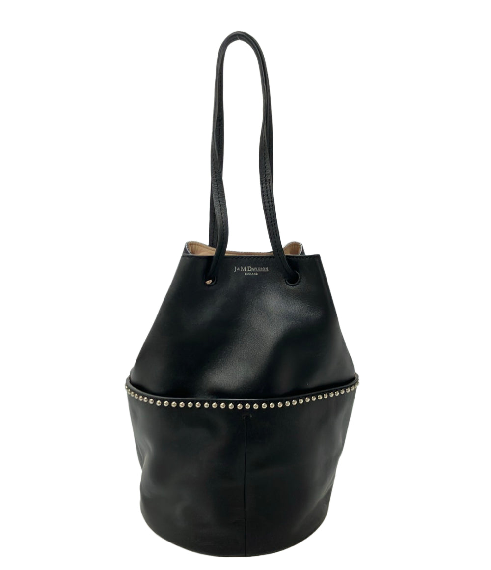 美品 J&M Davidson ハンドバッグ トートバッグ 巾着型 レザー レディース ジェイアンドエムデヴィッドソン