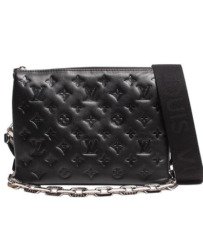 美品 ルイヴィトン 2wayレザーショルダーバッグ シルバー金具 クッサンPM モノグラム･モチーフ ラムレザー M23056 レディース Louis Vuitton