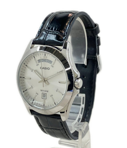 CASIO 腕時計 クオーツ シルバー MTP-1370 メンズ カシオ