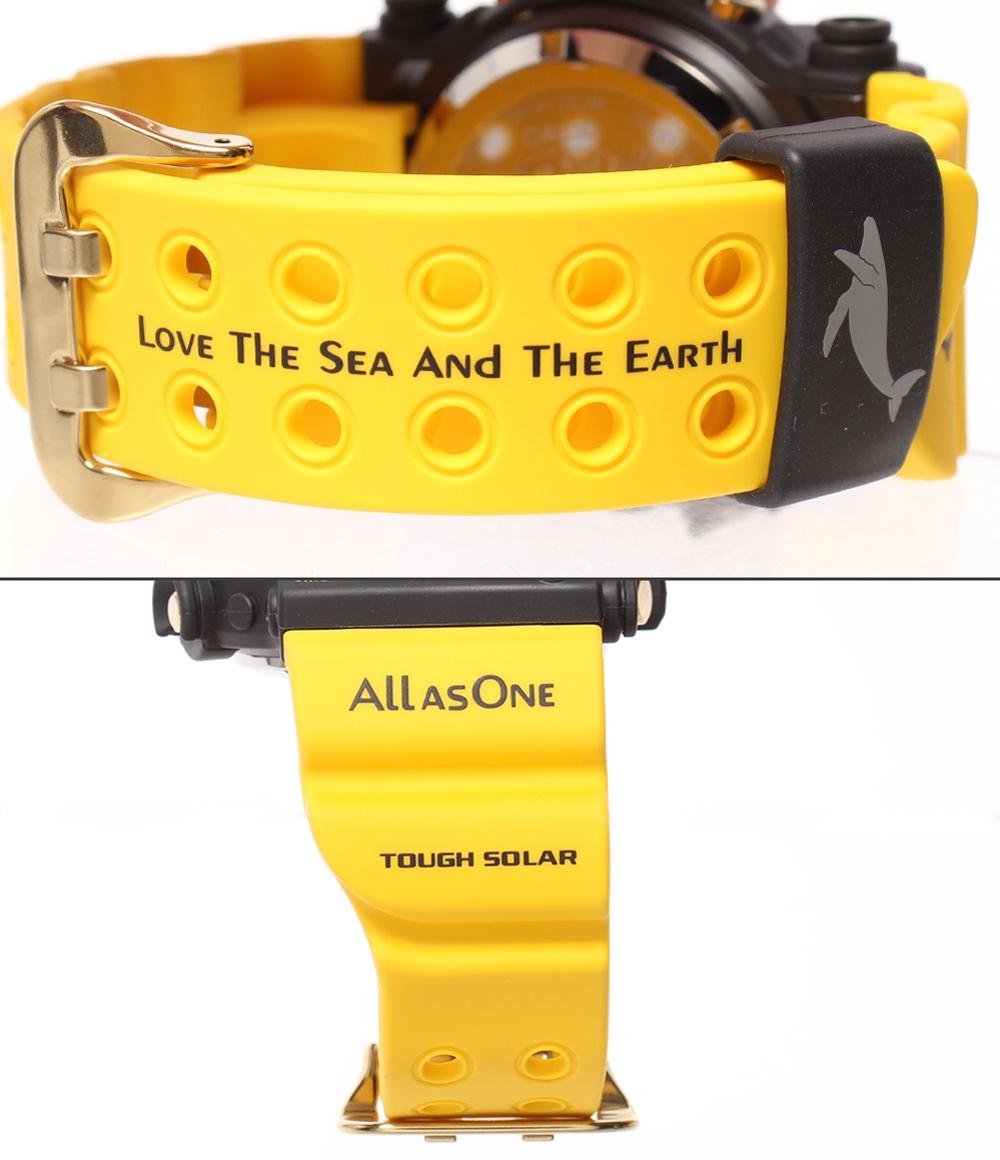 美品 CASIO 腕時計 FROGMAN イルクジ 電波ソーラー アイサーチ・ジャパン コラボレーション ソーラー GW-8200K-9JR メンズ カシオ