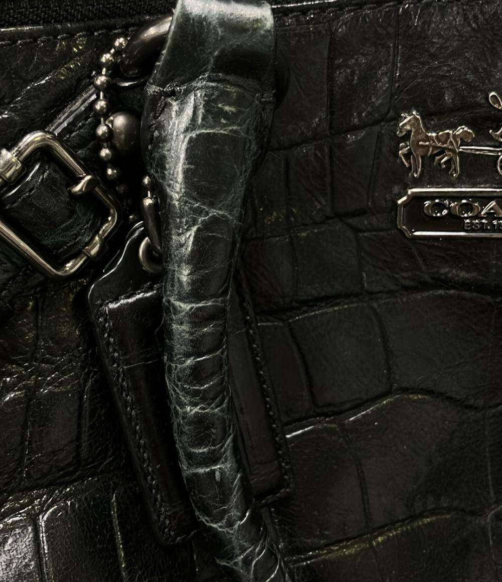 COACH ハンドバッグ クロコ型押し レザー 15924 レディース コーチ