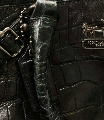 COACH ハンドバッグ クロコ型押し レザー 15924 レディース コーチ