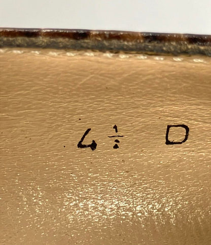 サルヴァトーレフェラガモ スクエアトゥパンプス チャンキーヒール レディース SIZE 4 1/2 (XS) Salvatore Ferragamo