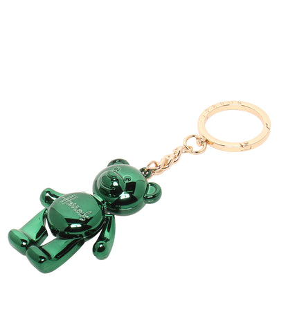 美品 Harrods キーリング キーホルダー チャーム ベアモチーフ クマモチーフ レディース ハロッズ