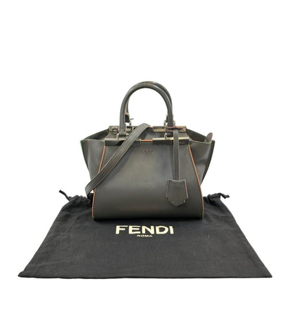 FENDI 2WAY ハンドバッグ ショルダーバッグ 斜め掛け プチ トロワジュール 8BH333 レディース フェンディ