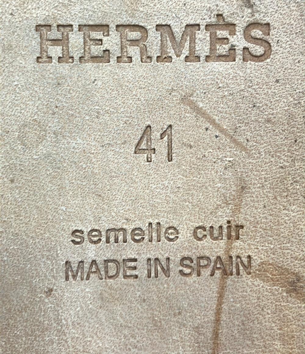 エルメス ローファー スリッポン エスパドリーユ メンズ SIZE 41 HERMES